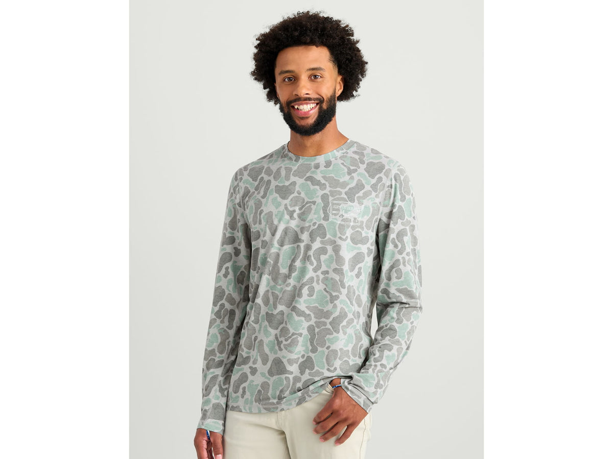 HUK Performance Fishing Drift Graphic Kc Print Shirt -Men's