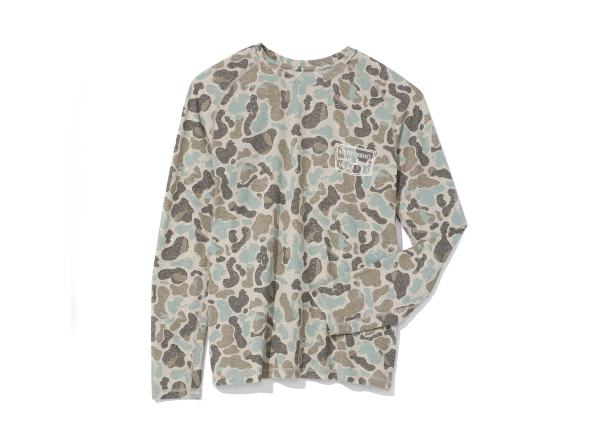 HUK Performance Fishing Drift Graphic Kc Print Shirt -Men's
