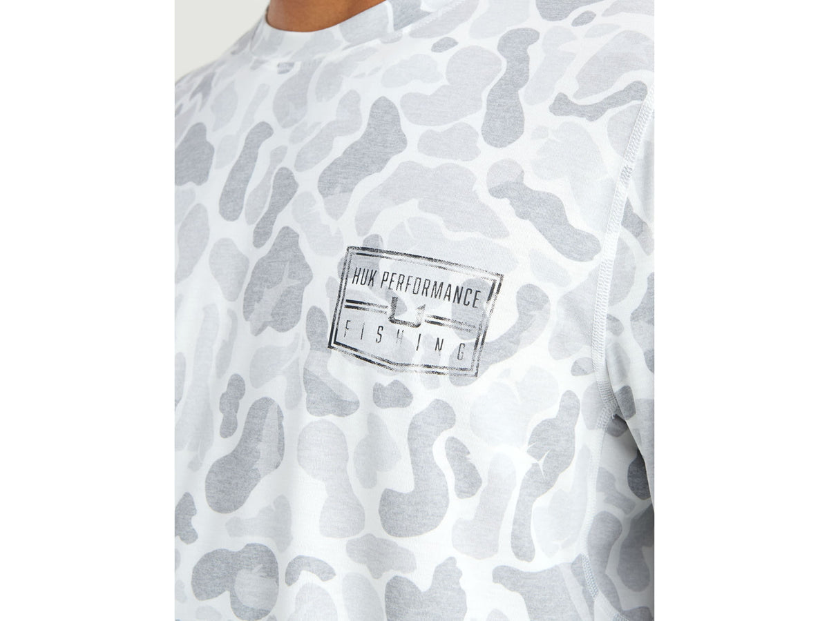 HUK Performance Fishing Drift Graphic Kc Print Shirt -Men's