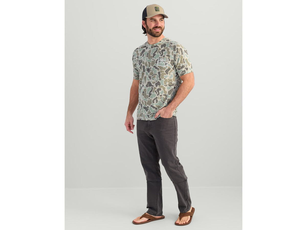 HUK Performance Fishing Drift Graphic Kc Print Shirt -Men's