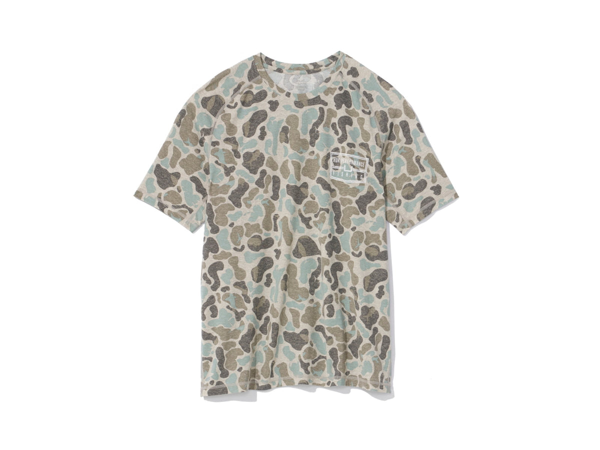 HUK Performance Fishing Drift Graphic Kc Print Shirt -Men's