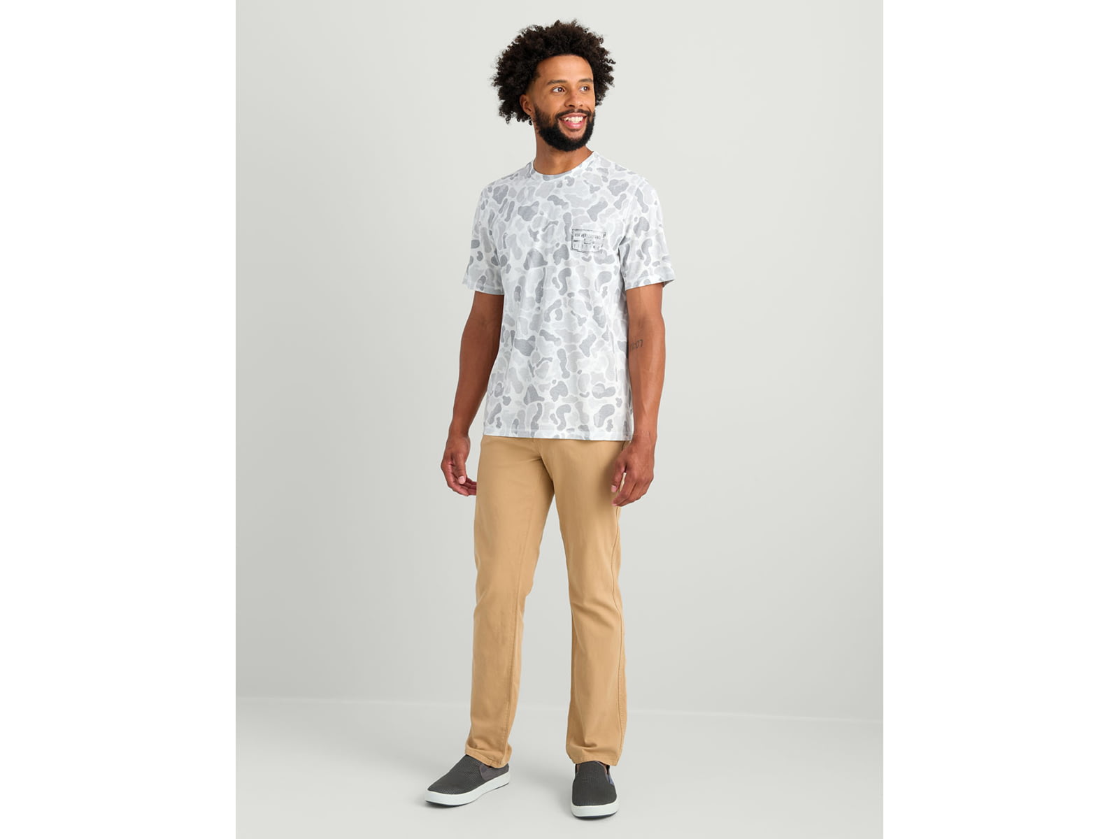 HUK Performance Fishing Drift Graphic Kc Print Shirt -Men's