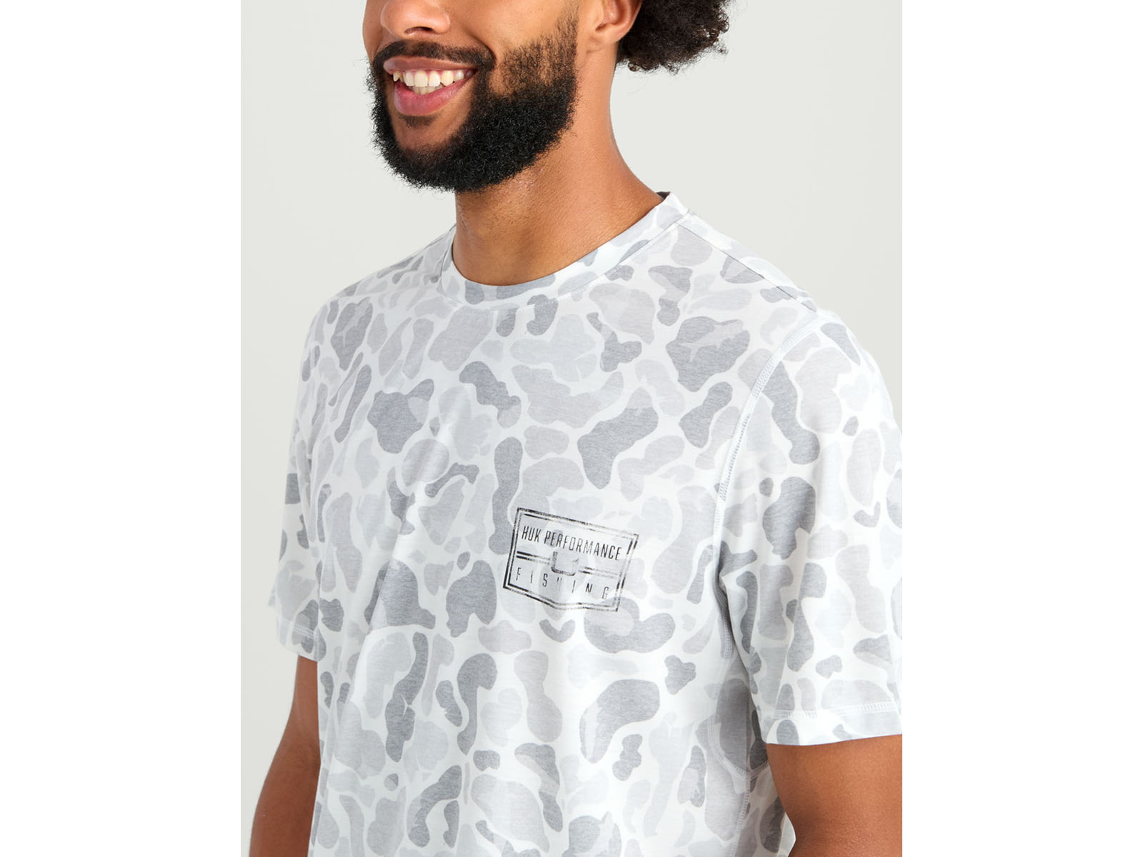HUK Performance Fishing Drift Graphic Kc Print Shirt -Men's