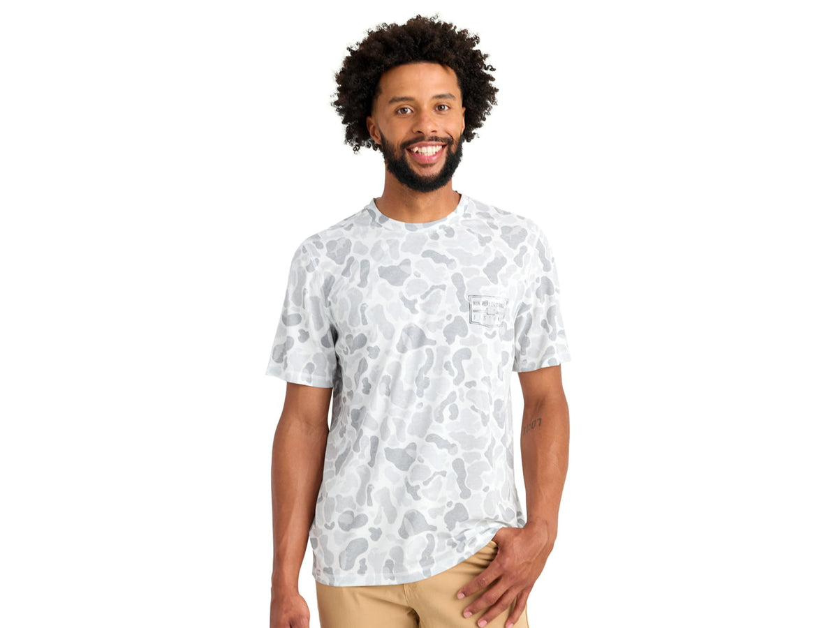 HUK Performance Fishing Drift Graphic Kc Print Shirt -Men's