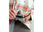 HUK Performance Fishing Hawser Plaid Flannel - Men's Khaki Large