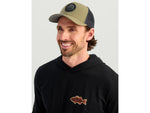 HUK Performance Fishing Huk Bass Apparel Hoodie Tee - Men's Black