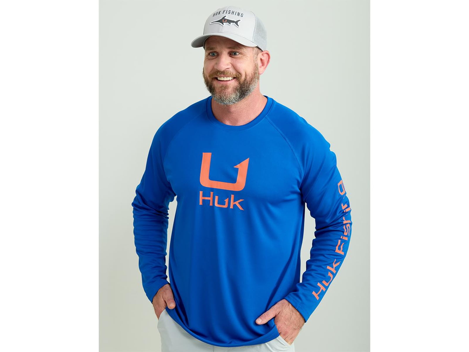 HUK Performance Fishing Huk Icon Crew Long Sleeve Shirt
