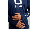 HUK Performance Fishing Huk Icon Crew Long Sleeve Shirt
