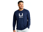 HUK Performance Fishing Huk Icon Crew Long Sleeve Shirt