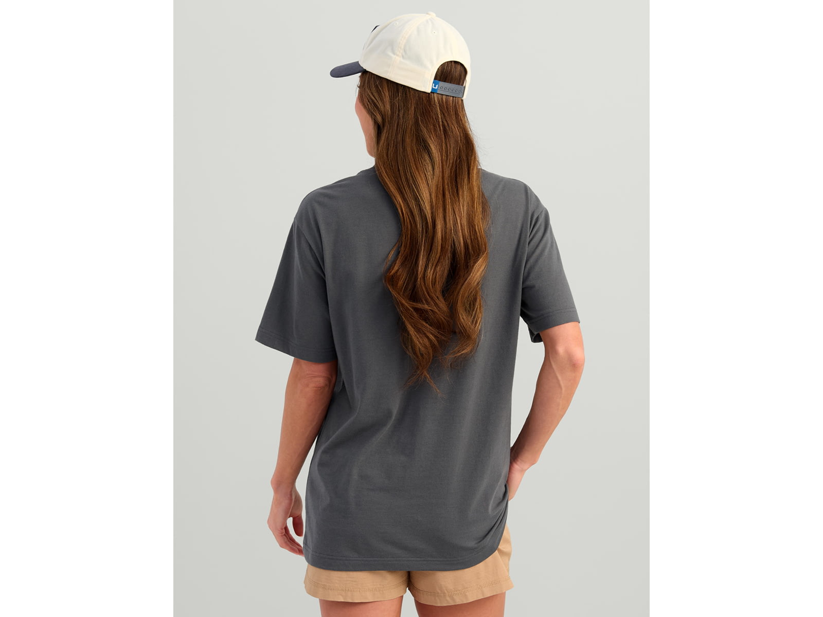 HUK Performance Fishing Huk Island T-Shirt - Women's Short Sleeve Volcanic Ash