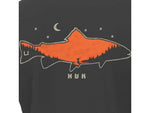 HUK Performance Fishing Moon Trout Short Sleeve Shirt - Men's Volcanic Ash Large H1000422-013-L