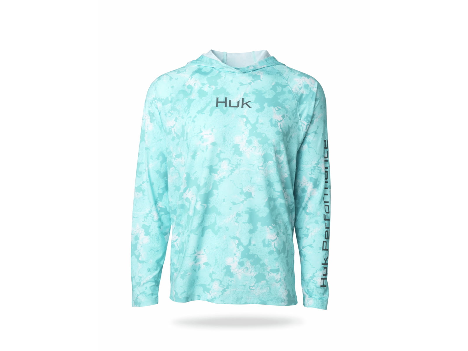 HUK Performance Fishing Airweight Hoodie Kc Printed - Men's Caicos
