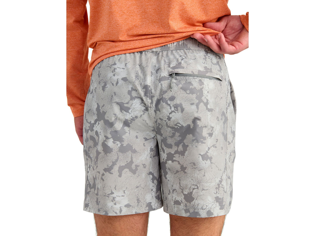 HUK Performance Fishing Airweight Kc Printed Short - Men's Sharkskin
