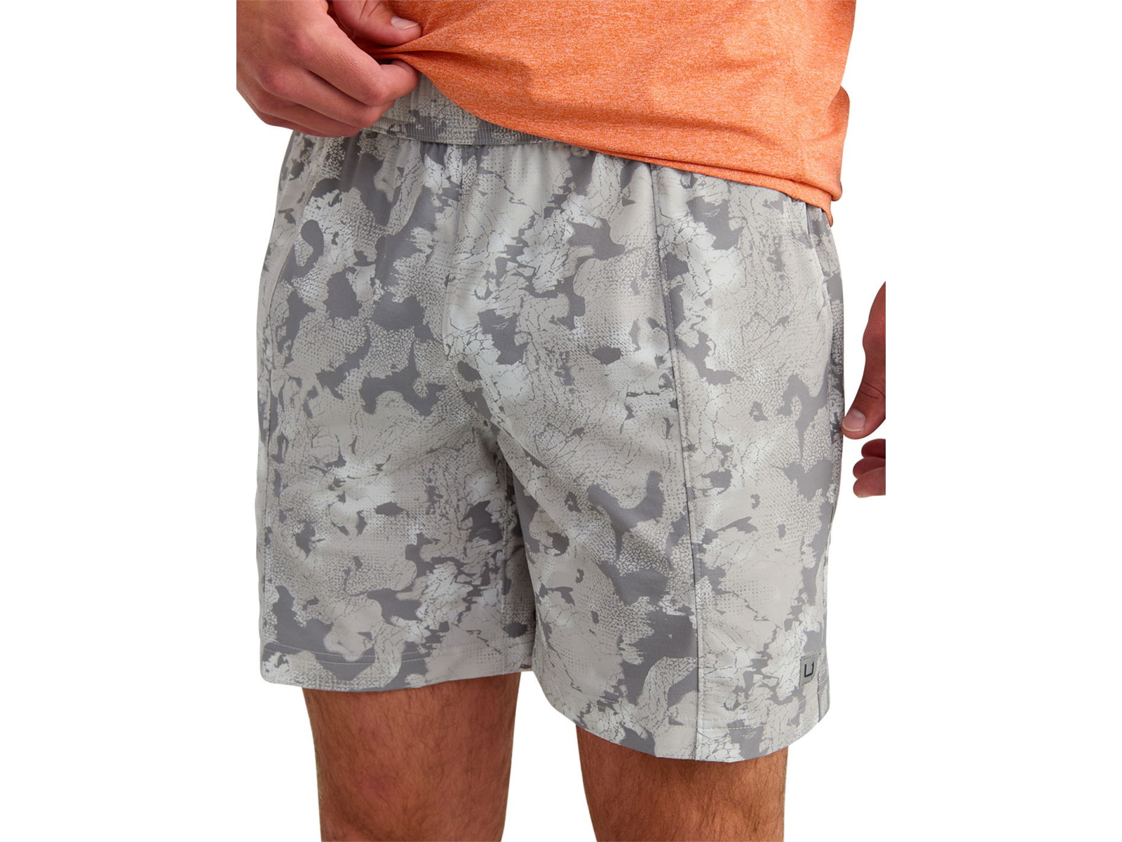 HUK Performance Fishing Airweight Kc Printed Short - Men's Sharkskin