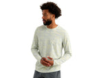 HUK Performance Fishing Drift Printed Long Sleeve Crew - Men's Pale Algae