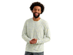 HUK Performance Fishing Drift Printed Long Sleeve Crew - Men's Pale Algae
