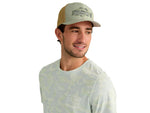 HUK Performance Fishing Drift Printed Short Sleeve Crew - Men's Pale Algae Medium