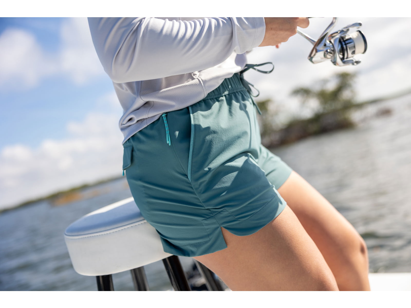 HUK Performance Fishing Embark Short - Women's North Atlantic