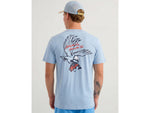 HUK Performance Fishing Home Of The Fish Short Sleeve T-Shirt - Men's Cerulean
