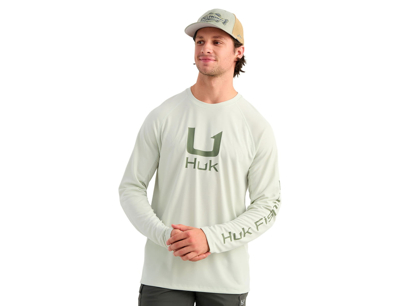 HUK Performance Fishing Icon Long Sleeve Crew - Men's