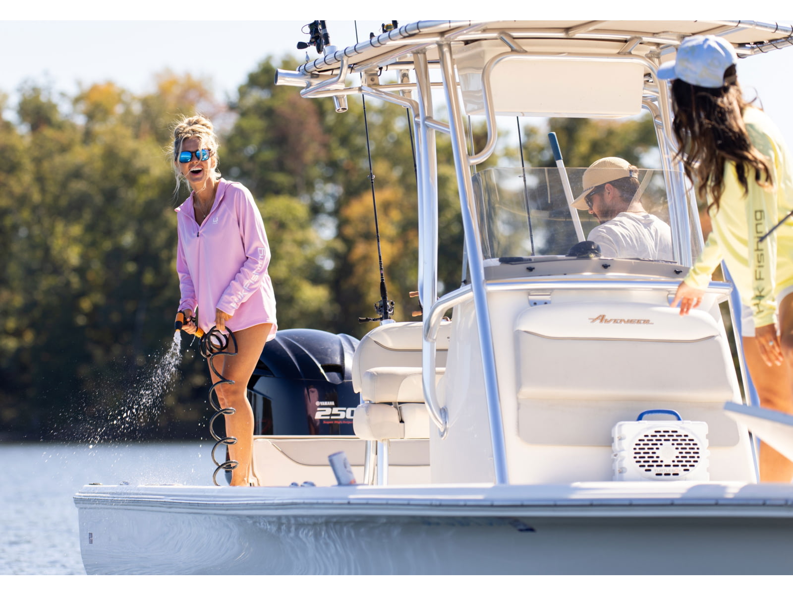 HUK Performance Fishing Icon Long Sleeve Hoodie - Women's Oleander