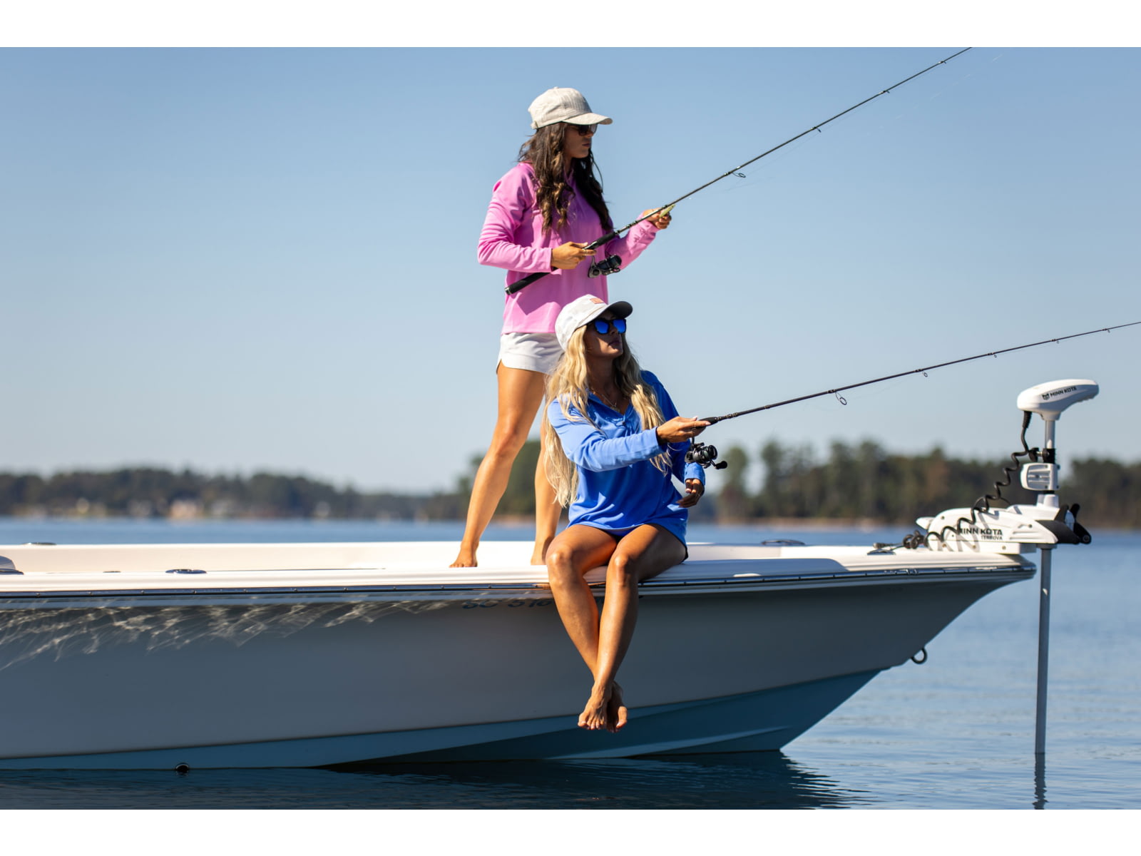 HUK Performance Fishing Icon Long Sleeve Hoodie - Women's Oleander