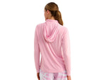 HUK Performance Fishing Icon Long Sleeve Hoodie - Women's Oleander