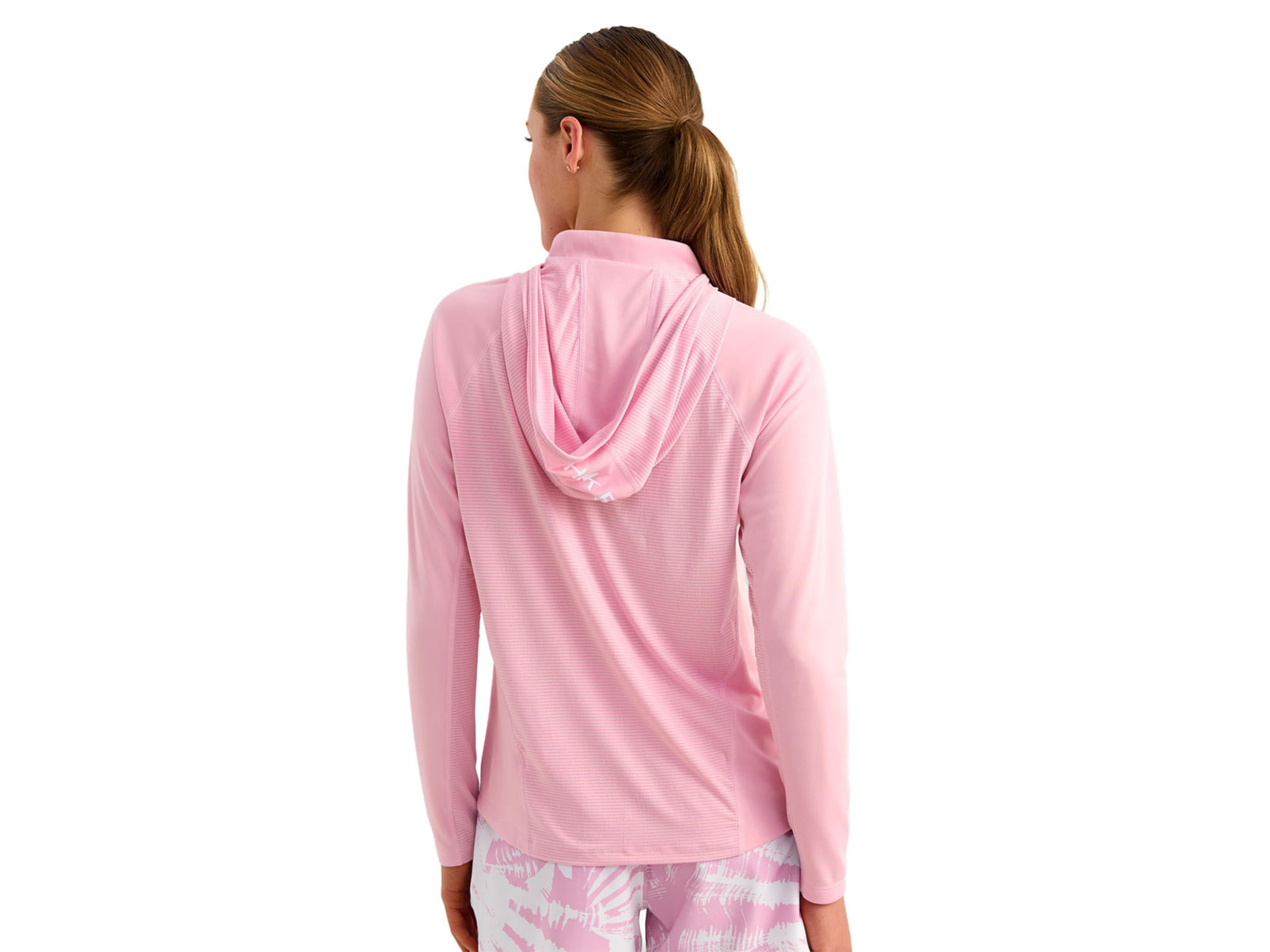 HUK Performance Fishing Icon Long Sleeve Hoodie - Women's Oleander