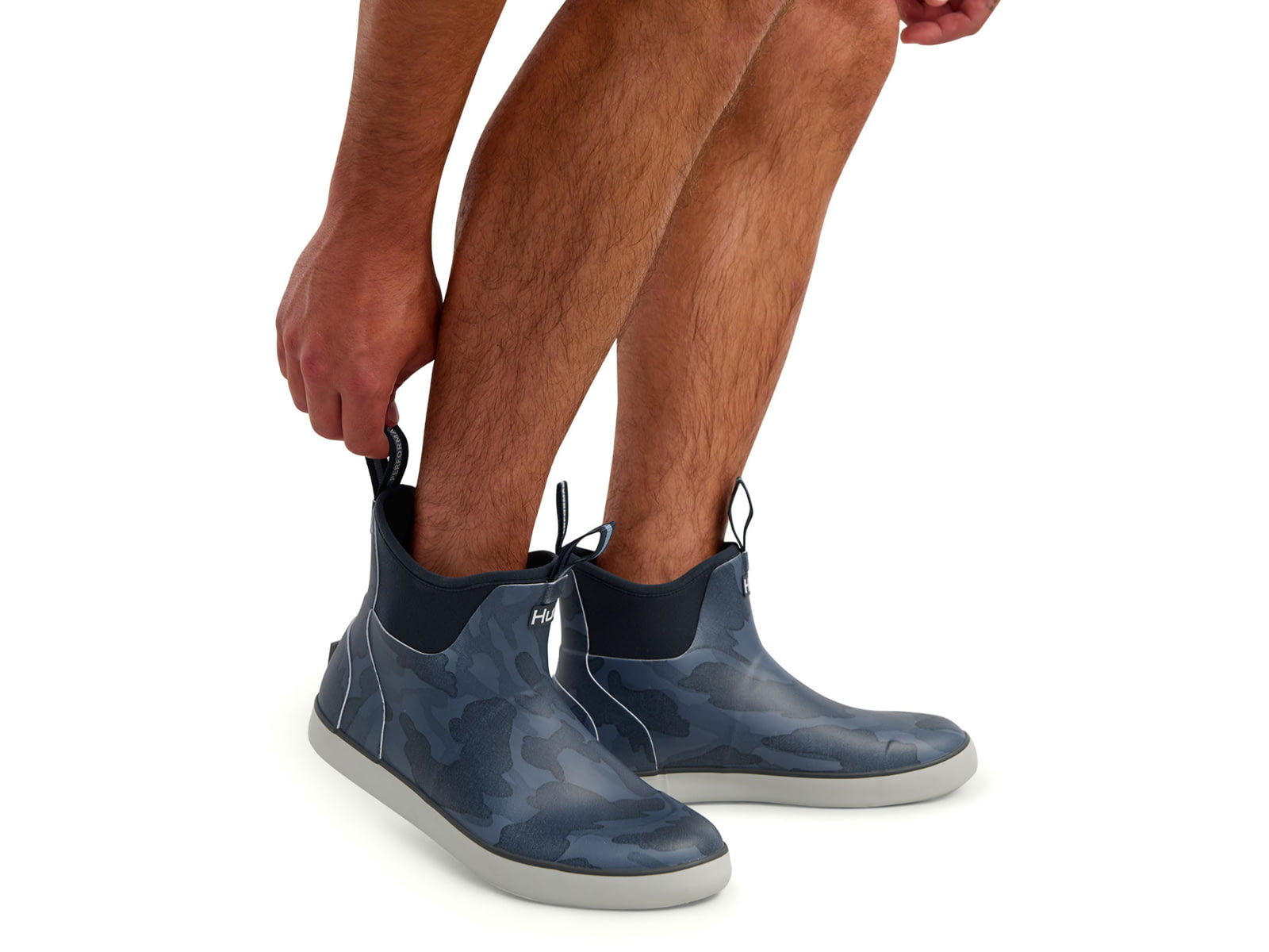 HUK Performance Fishing Printed Rogue Wave Boot - Men's Sea Storm