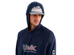 HUK Performance Fishing Pursuit Americana Fill Hoodie - Men's Naval Academy