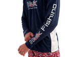 HUK Performance Fishing Pursuit Americana Fill Hoodie - Men's Naval Academy