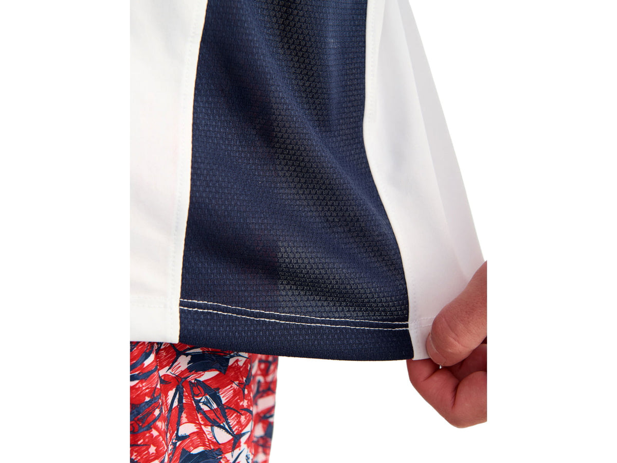 HUK Performance Fishing Pursuit Americana Fill Long Sleeve Crew - Men's White