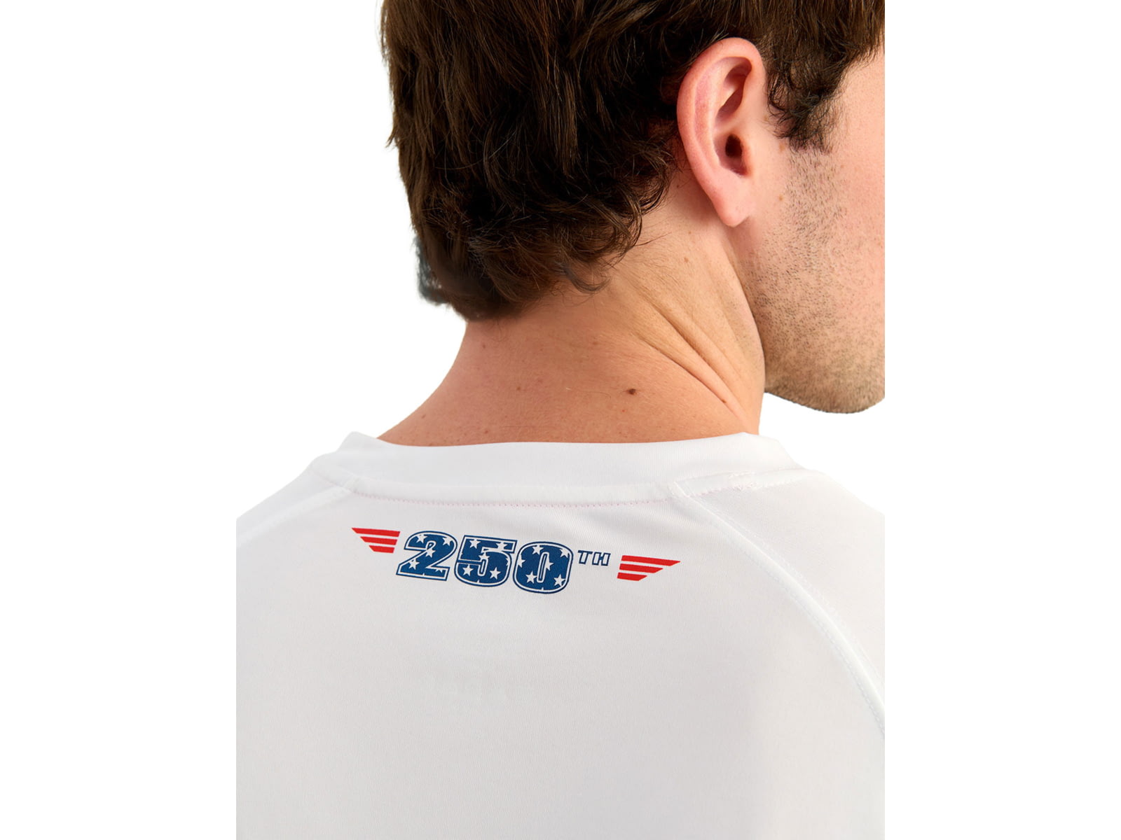 HUK Performance Fishing Pursuit Americana Fill Long Sleeve Crew - Men's White