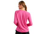 HUK Performance Fishing Pursuit Crew Solid - Women's Fuchsia Splash