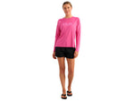 HUK Performance Fishing Pursuit Crew Solid - Women's Fuchsia Splash