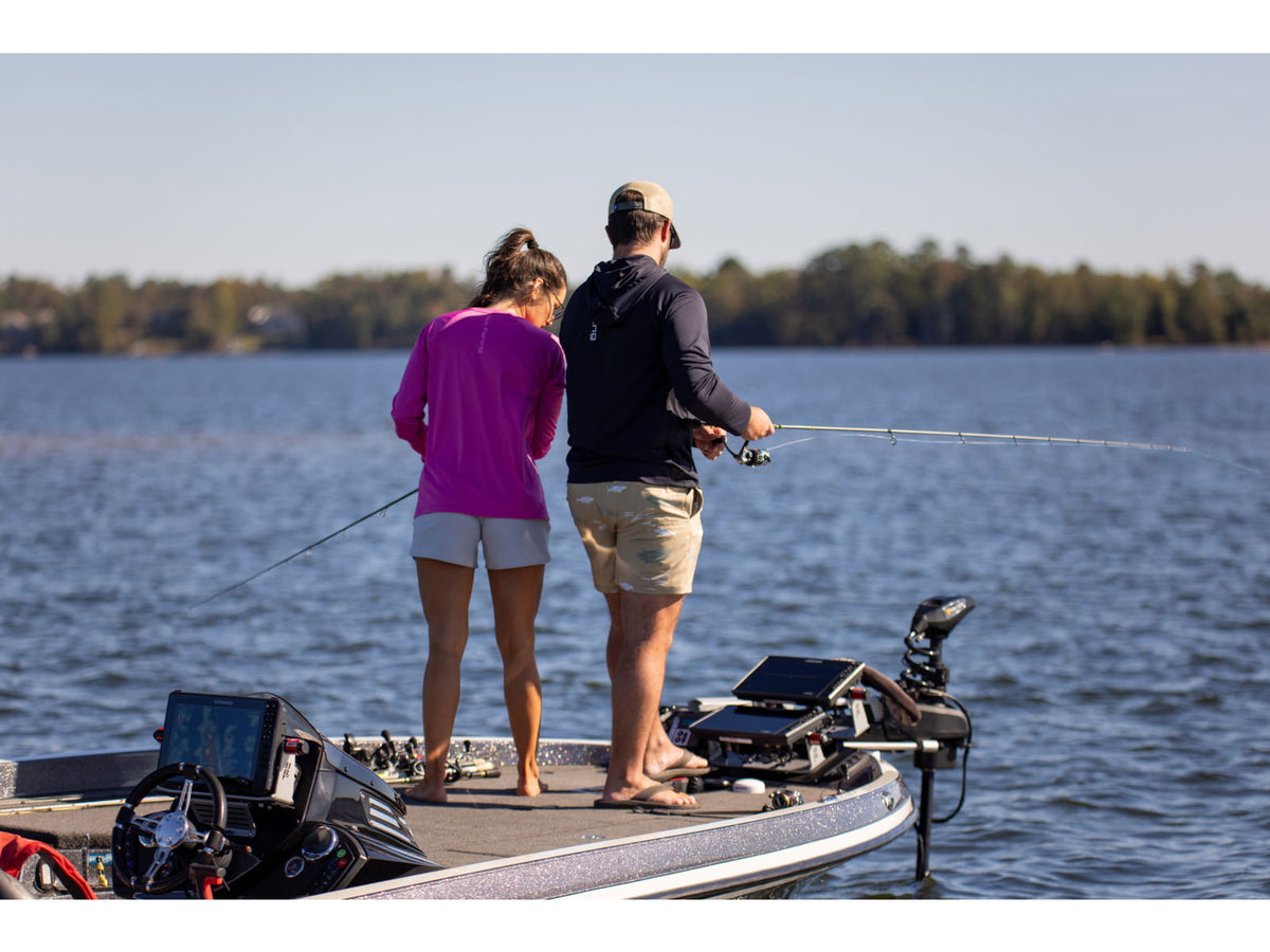 HUK Performance Fishing Pursuit Crew Solid - Women's Fuchsia Splash