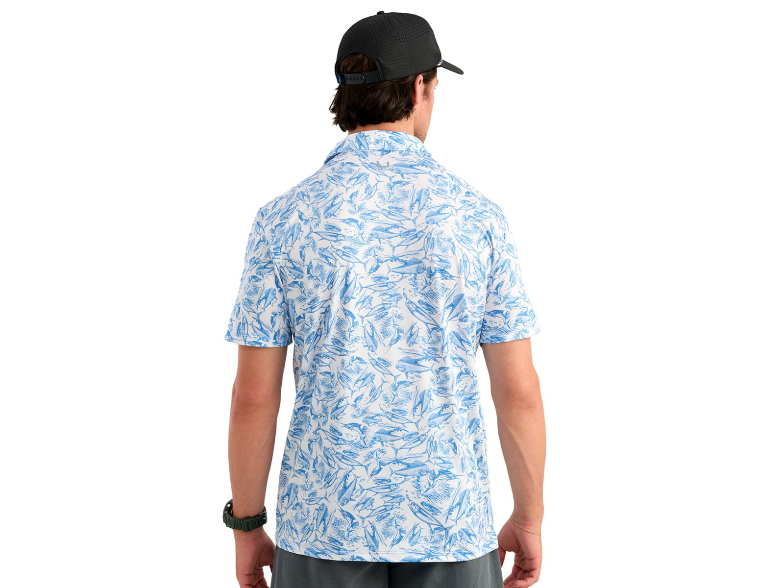 HUK Performance Fishing Pursuit Kc Printed Polo - Men's Regatta