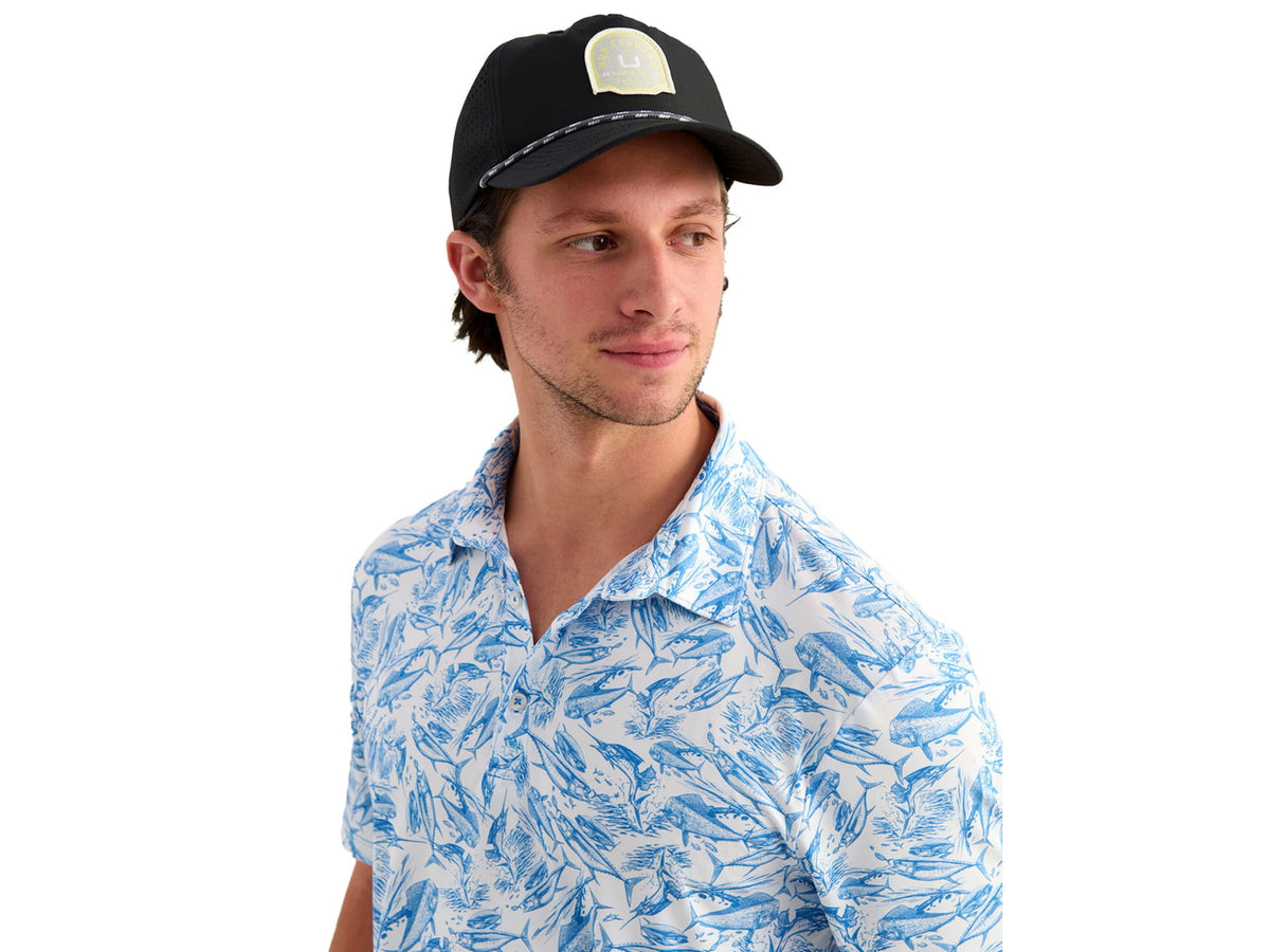 HUK Performance Fishing Pursuit Kc Printed Polo - Men's Regatta