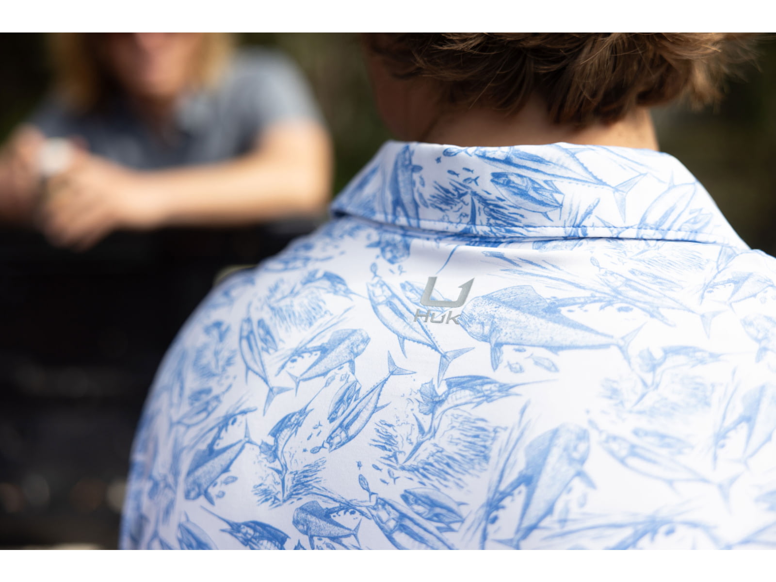 HUK Performance Fishing Pursuit Kc Printed Polo - Men's Regatta