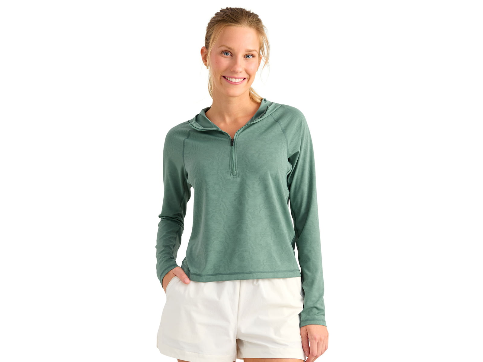 HUK Performance Fishing Sunup Long Sleeve Hoodie - Women's North Atlantic