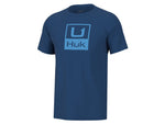 HUK Performance Fishing Huk Stacked Logo Tee - Men's Set Sail L