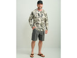HUK Performance Fishing Icon Kc Printed Hoodie Moss2