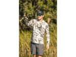 HUK Performance Fishing Icon Kc Printed Hoodie Moss2