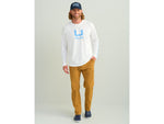 HUK Performance Fishing Icon Long Sleeve Performance Crew - Men's White