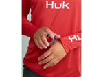 HUK Performance Fishing Icon Long Sleve Crew - Men's