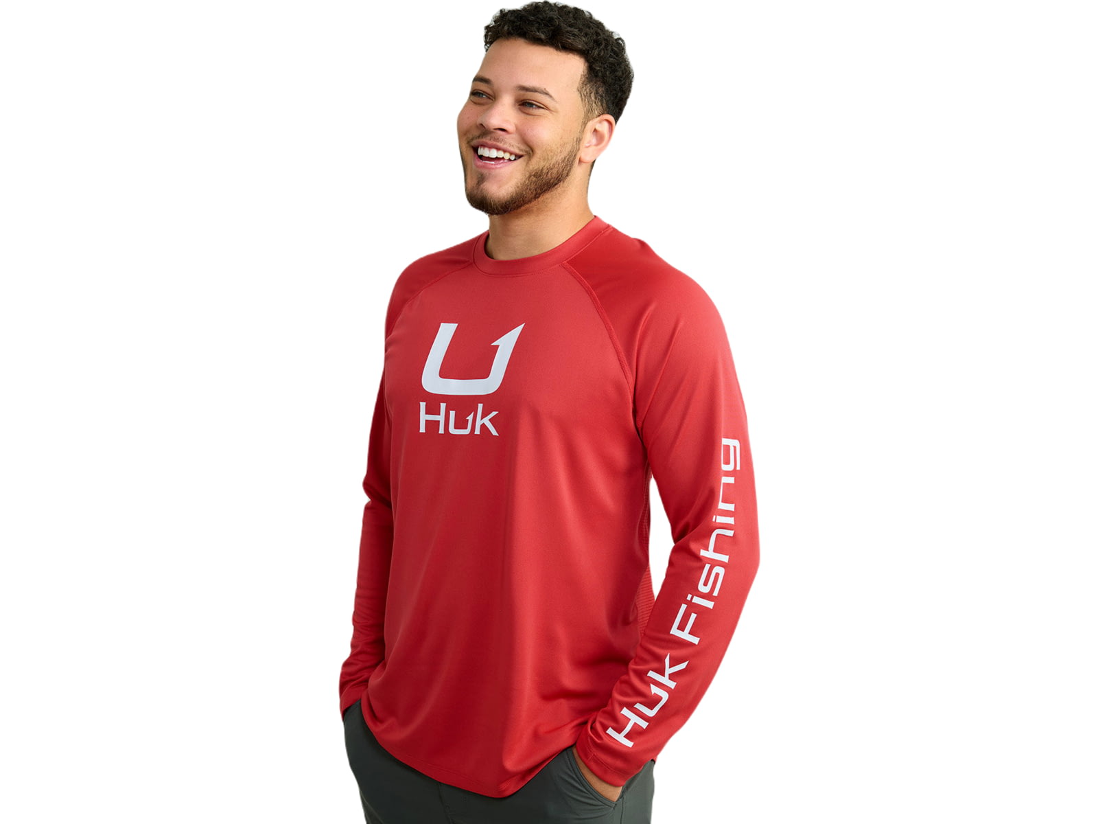 HUK Performance Fishing Icon Long Sleve Crew - Men's