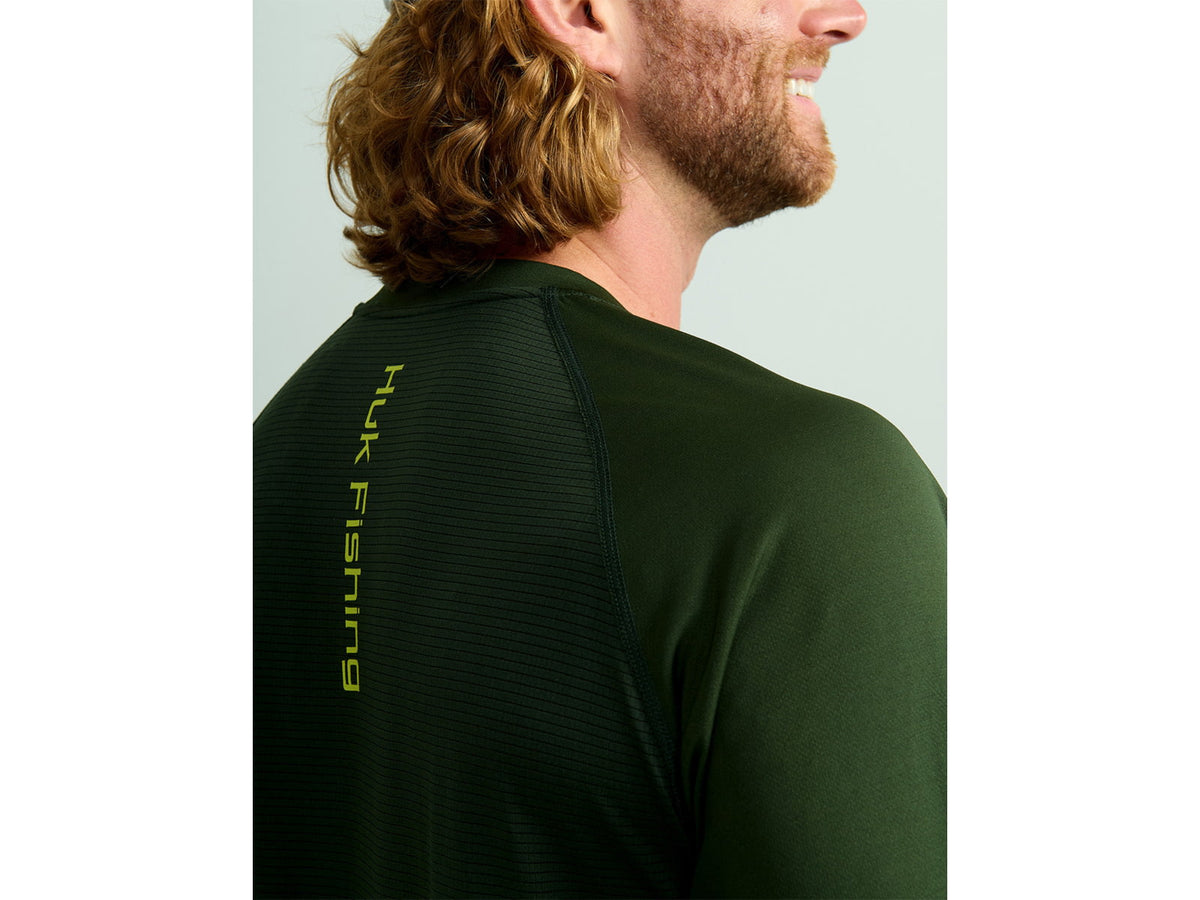 HUK Performance Fishing Icon Long Sleve Crew - Men's