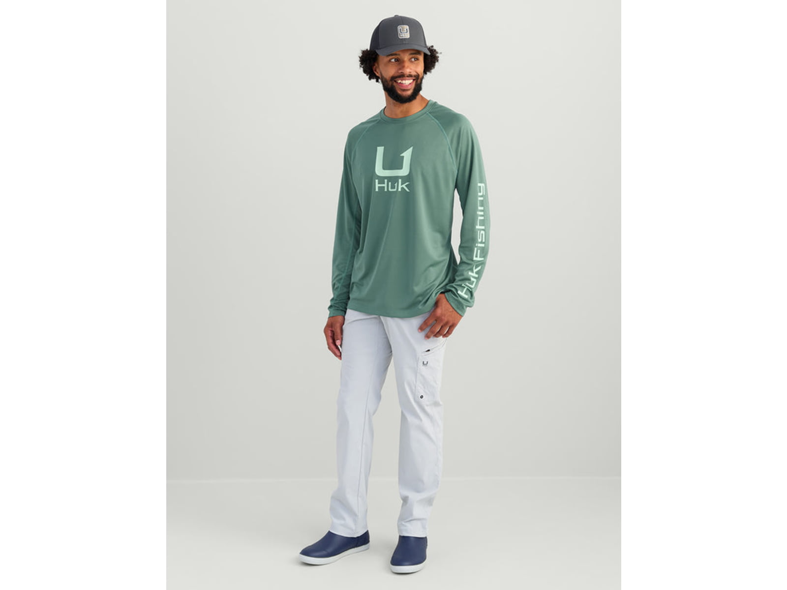 HUK Performance Fishing Icon LS Crew Shirt - Men's