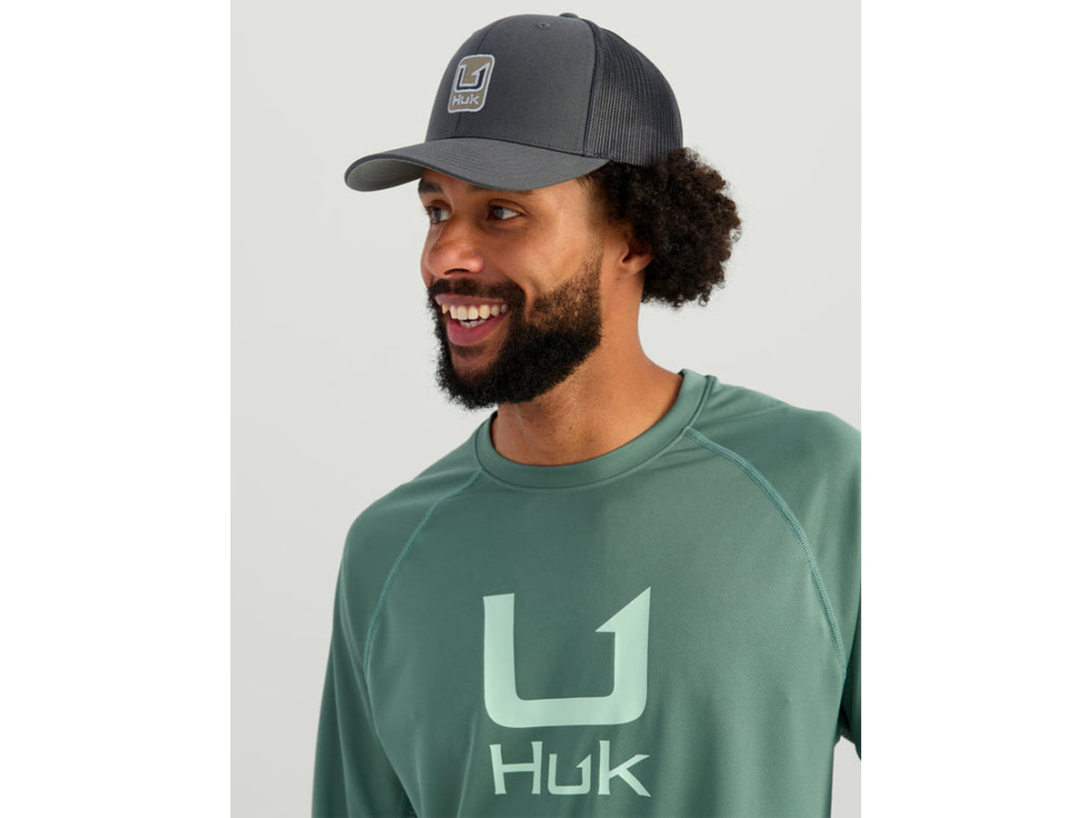 HUK Performance Fishing Icon LS Crew Shirt - Men's