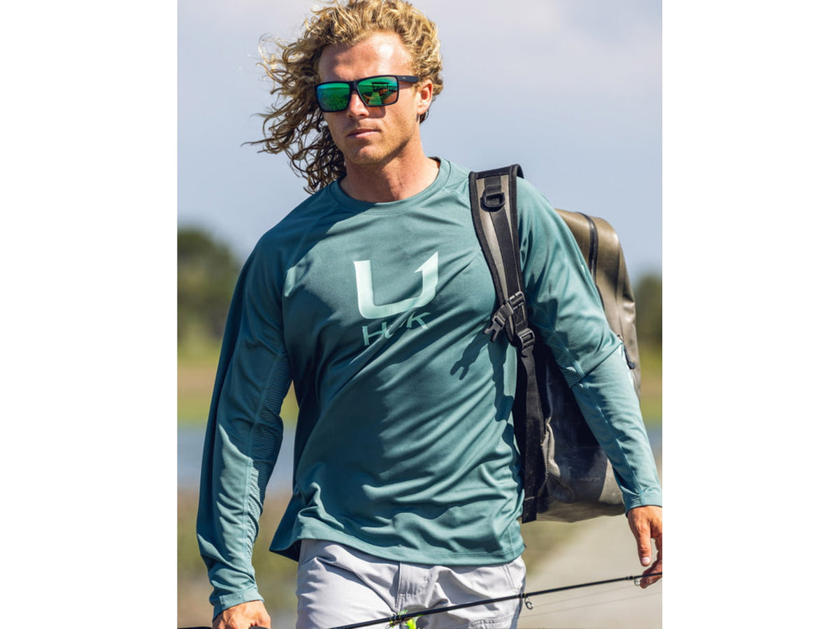 HUK Performance Fishing Icon LS Crew Shirt - Men's